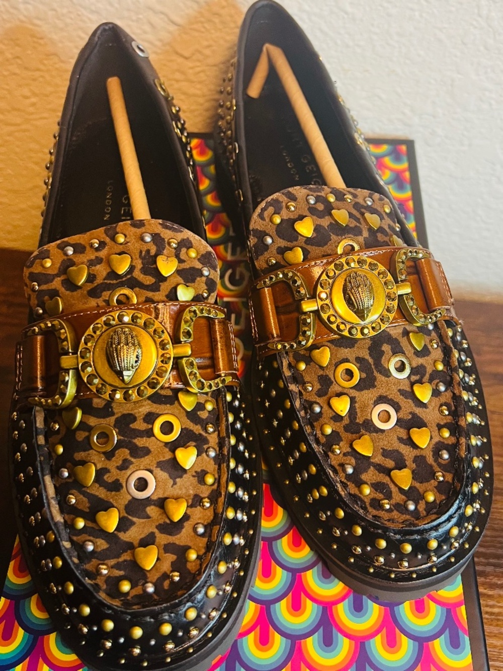 Brand New Kurt Geiger MANSION STUD LOAFER